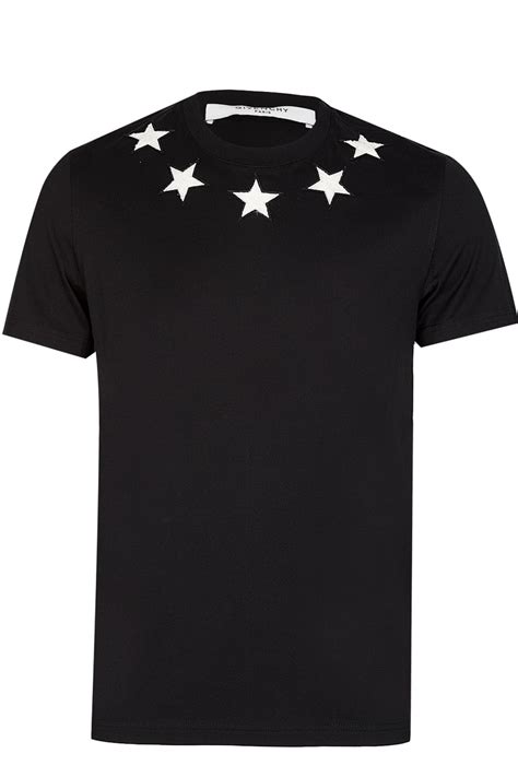 givenchy shirt with stars|givenchy t shirt with holes.